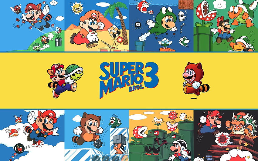 Super Mario Bros. 3 : retrogaming, super mario bros 3 HD duvar kağıdı