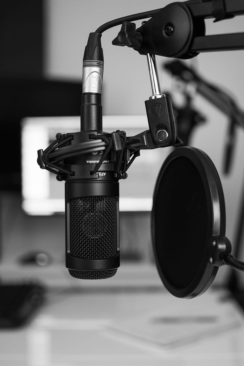 Microfone de rádio, estação de rádio Papel de parede de celular HD
