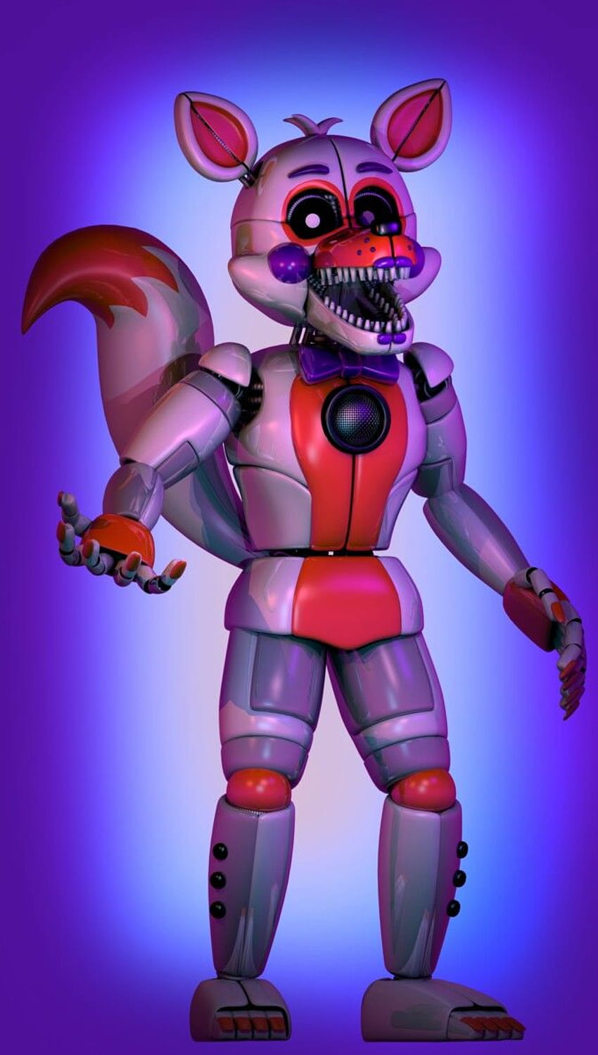 201554 - safe, artist:bsocguk, funtime foxy (fnaf), lolbit (fnaf