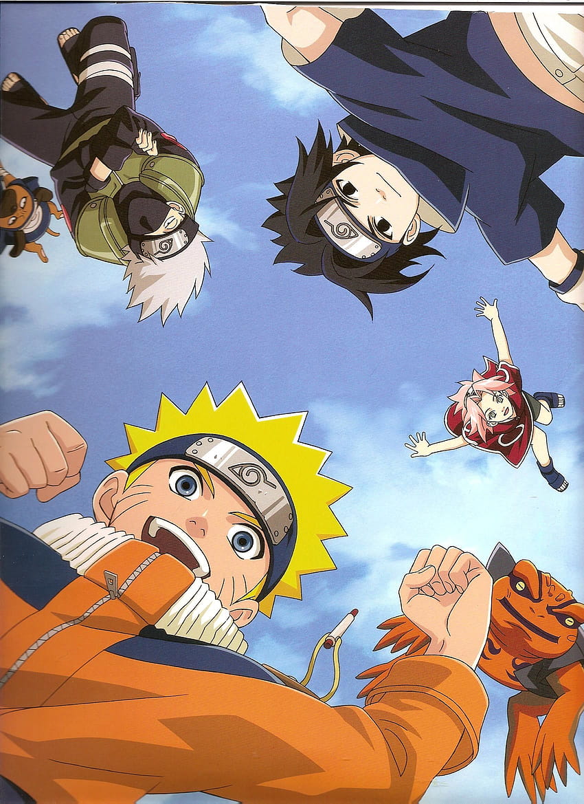 Naruto Team 7, naruto cute mobile HD phone wallpaper