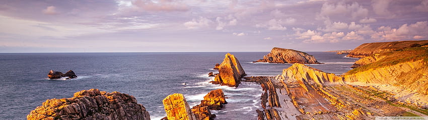 Death Coast, Galicia, Spain Ultra ... wide HD wallpaper