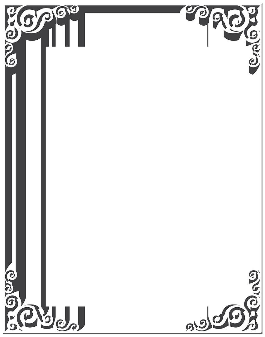 White Border Frame PNG Clip Art ​ HD phone wallpaper