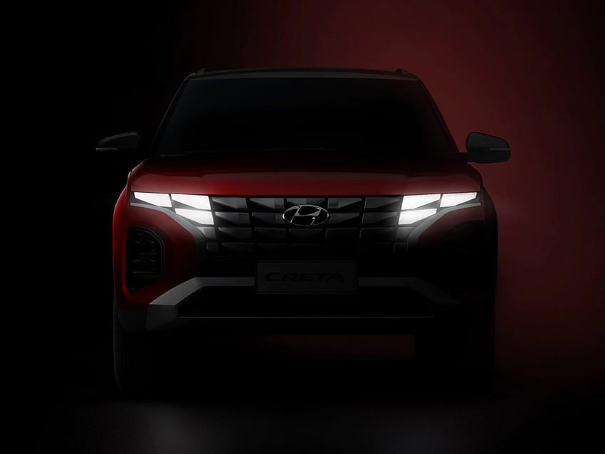 Hyundai Creta Facelift Teaser 2022 wydany za granicą, hyundai creta 2022 Tapeta HD