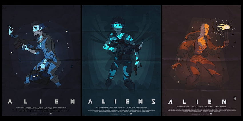 Ellen Ripley โพสต์โดย Sarah Anderson, Alien 3 วอลล์เปเปอร์ HD