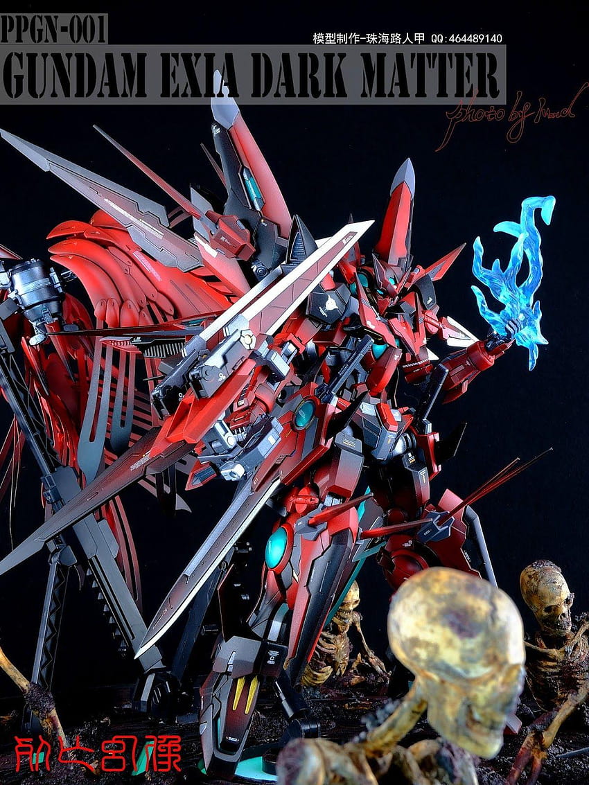 GUNDAM GUY: MG 1/100 Gundam Exia Dark Matter wallpaper ponsel HD