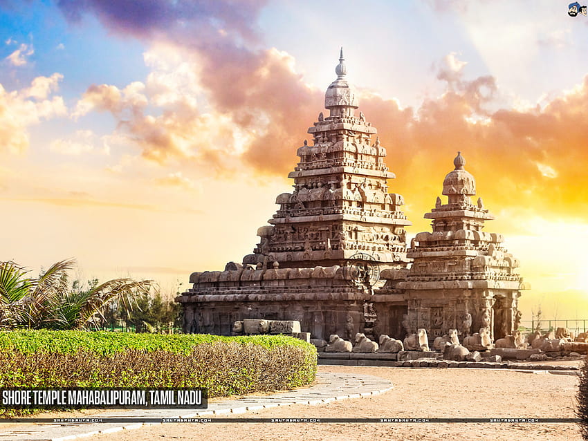 Shore Temple Mahabalipuram, Tamil Nadu HD wallpaper