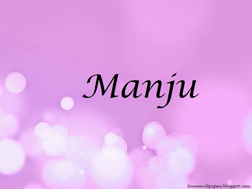 Nom Manju Manju ~ Nom Urdu Nom Signification Nom Fond d'écran HD