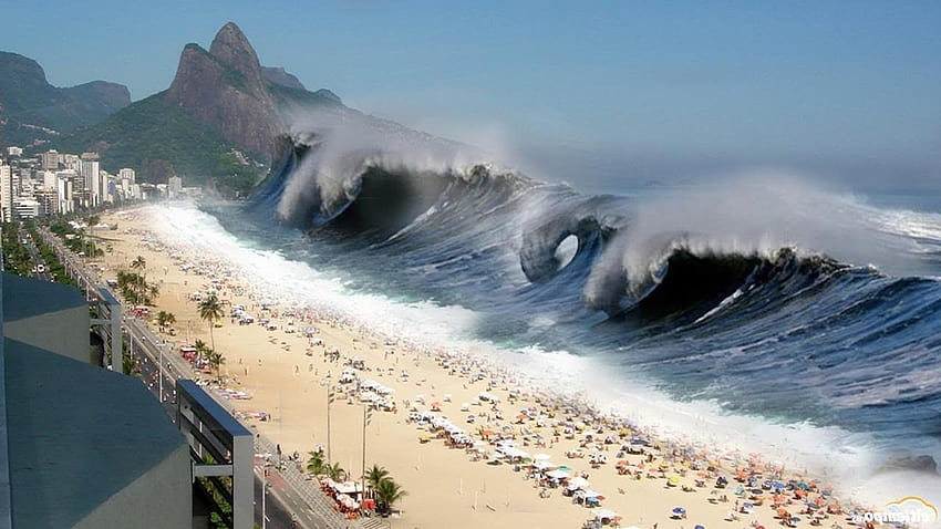5 Biggest Tsunami Caught On Camera, tsunamis HD wallpaper