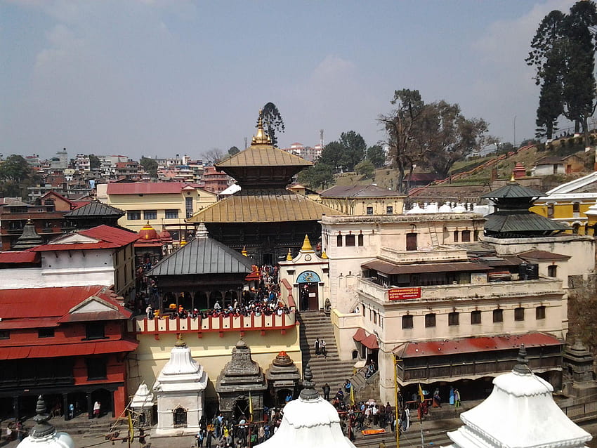 Pashupatinath Tapınağı, Katmandu, Nepal HD duvar kağıdı