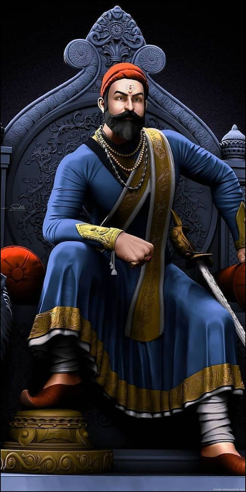 210 idee di Shivaji Raje nel 2022, chhatrapati shivaji maharaj 3d Sfondo del telefono HD