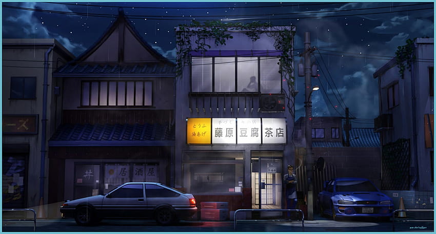 Steam Workshop::Cozy Anime Street, cute anime street HD wallpaper