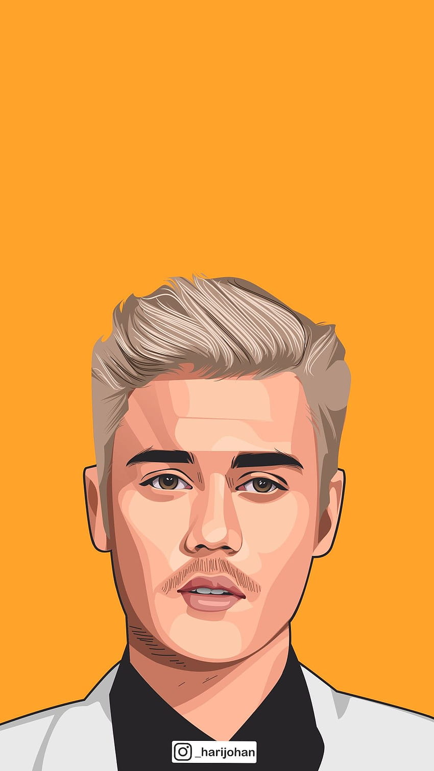 Nubicreative: I will draw awesome cartoon portrait in 24 hours for $10 on  fiverr, justin bieber cartoon HD phone wallpaper | Pxfuel