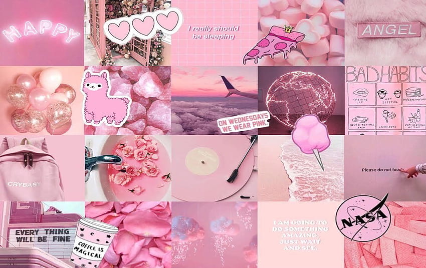 Pink Aesthetic Tumblr Laptop, aesthetic pink laptop HD wallpaper