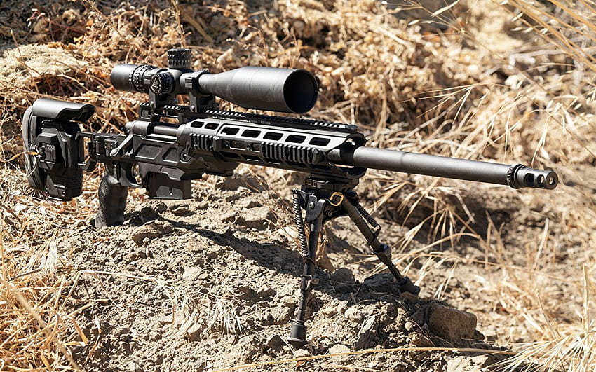 Армейска снайперска пушка Пушки Remington 700 Телескопичен мерник, интервенционна снайперска пушка HD тапет