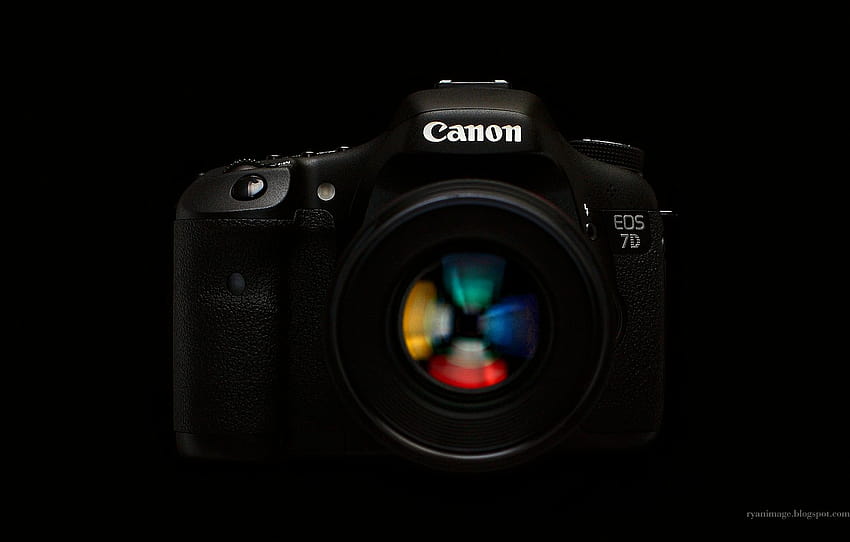 카메라, 검정색 배경, Canon, EF 100mm F2.8L 매크로 하이브리드 IS, EOS 7D, 섹션 하이 HD 월페이퍼