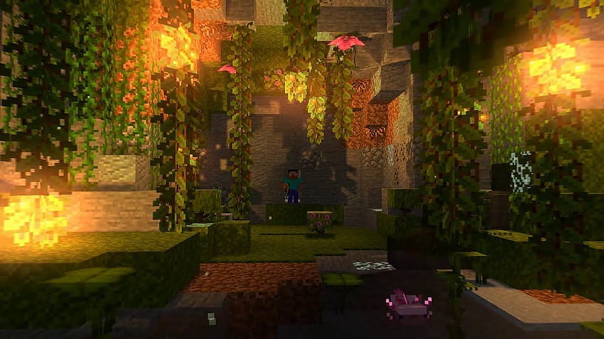 5 beste Features Minecraft Caves and Cliffs Update Teil 2 HD-Hintergrundbild