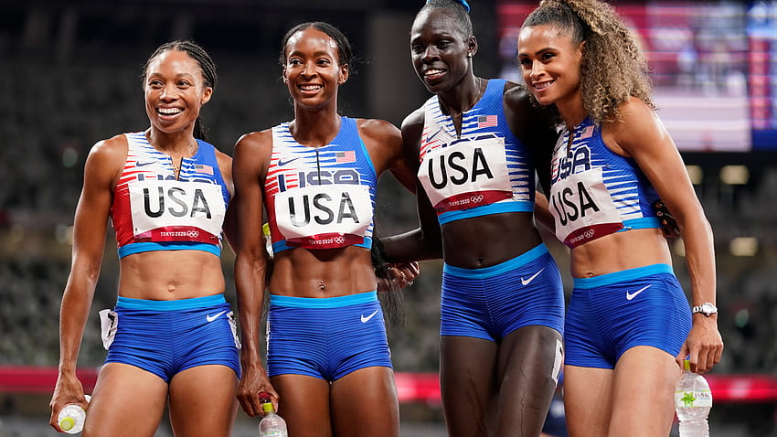 Track Star Allyson Felix Makes History With Gold In Final Olympic Race In Tokyo Hd Wallpaper