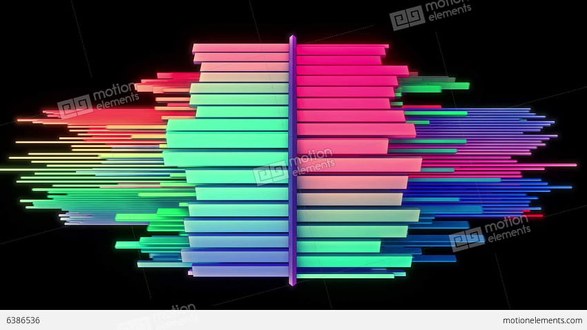 Abstract Audio Visualizer Multicolored Equalizer Stock Animation, graphic equalizer gif HD wallpaper