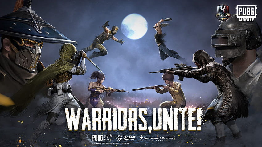 PUBG Mobile 0.14.5】Warriors Unite in New Battle Royale Season 9, pubg mobile lite vs fire papel de parede HD