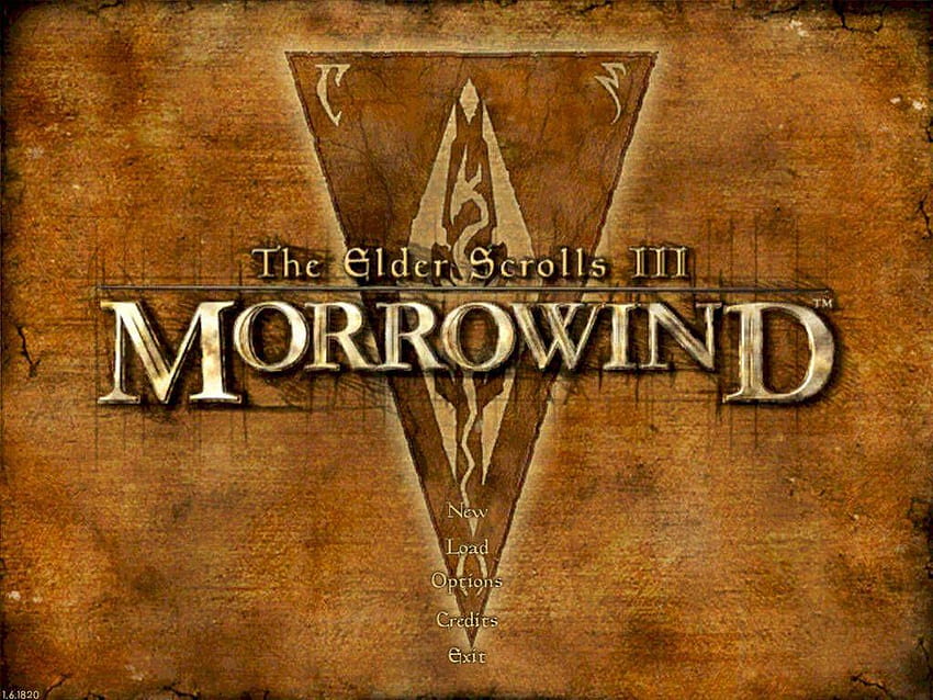 The Elder Scrolls III: Morrowind, morrowind logo HD wallpaper