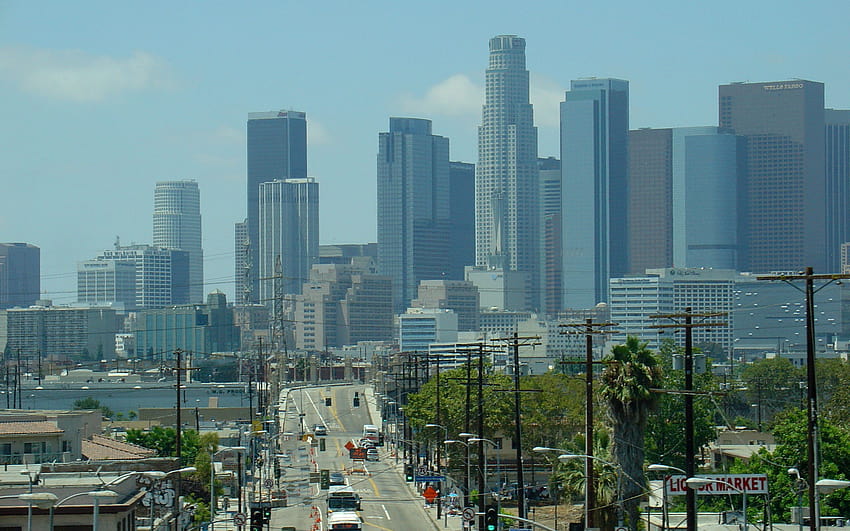 Los Angeles Skyline [2560x1600] สำหรับ , มือถือ & แท็บเล็ตของคุณ วอลล์เปเปอร์ HD