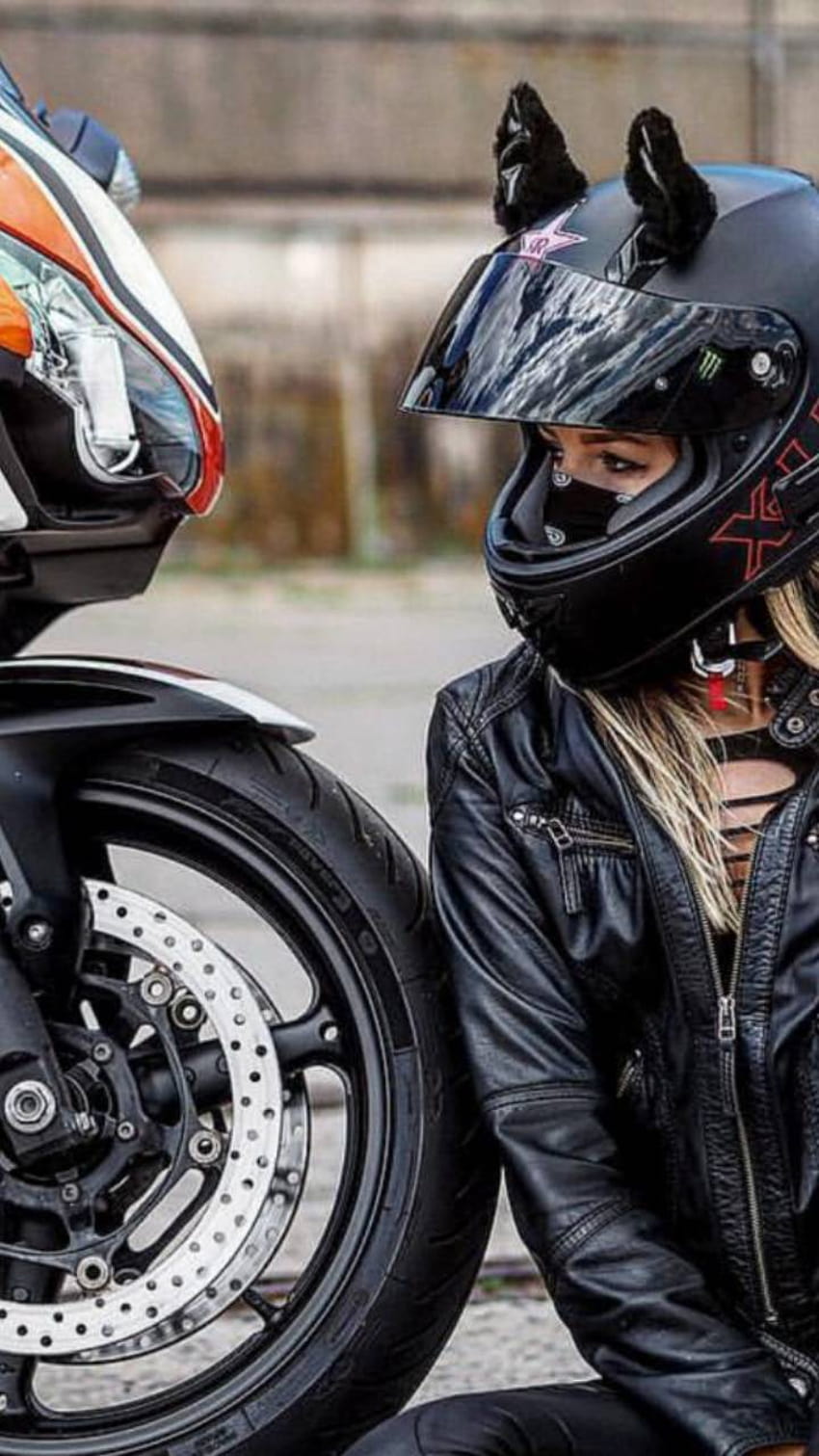 Biker Girl, stylish bike rider girl HD phone wallpaper | Pxfuel