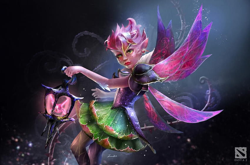 Mireska Sunbreeze DOTA 2 by Shasmy, dark willow HD wallpaper | Pxfuel