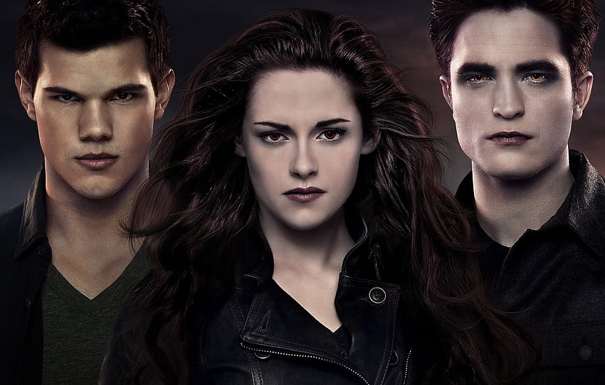 Edward, Bella, the main characters, Jacob, The Twilight Saga Dawn, The  Twilight Saga Breaking Dawn, jacob and bella HD wallpaper | Pxfuel