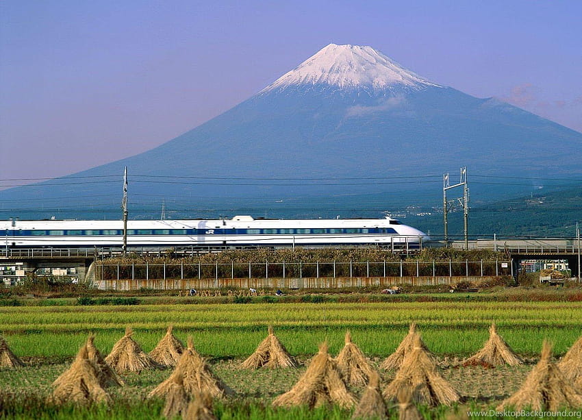 Japonya Hızlı Tren Arka Planları HD duvar kağıdı