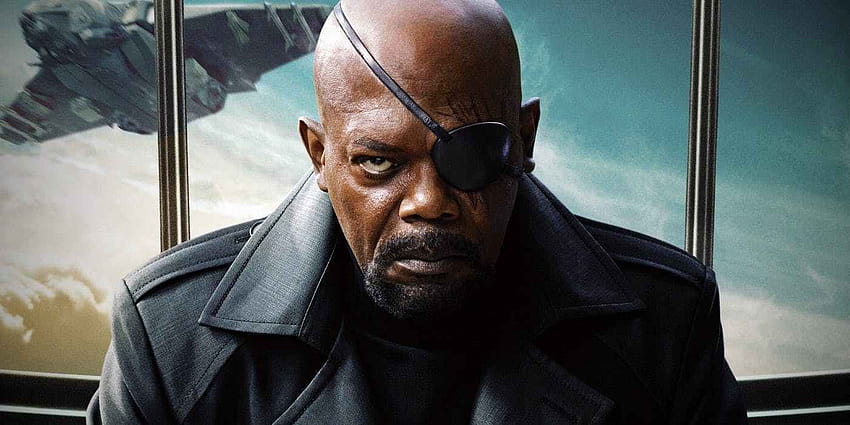 Samuel L. Jackson은 다음 Marvel 프로젝트를 위해 그의 Nick Fury 얼굴 털로 다시 들어갑니다., nick fury samuel l jackson HD 월페이퍼