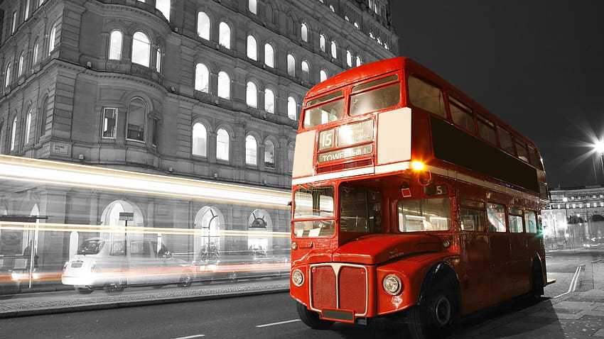 london uk england night bus united kingdom rutmaster routemaster, 1920x1080, Routemaster double, double decker bus HD wallpaper