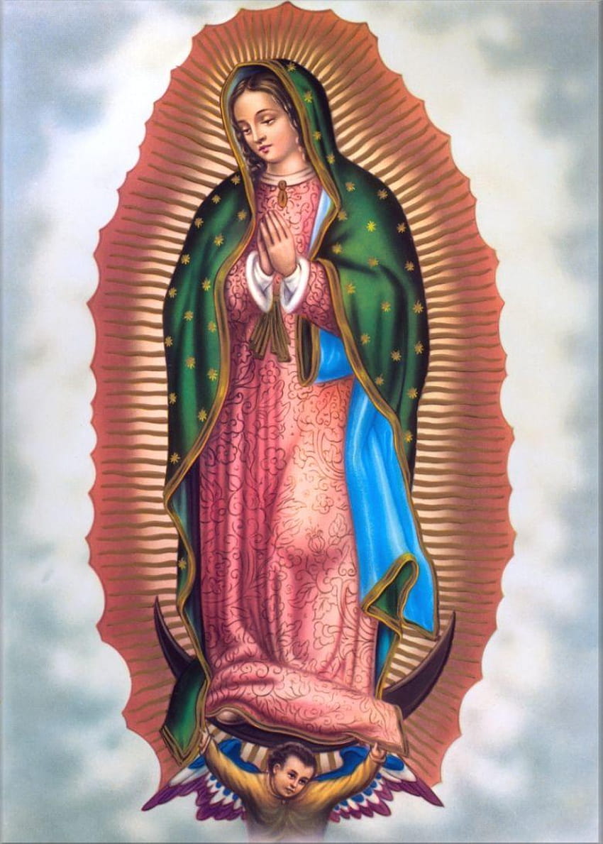 NS DE SANTOS E ORAÇÕES: Nossa Senhora de Guadalupe, nasza Pani z Guadalupe Tapeta na telefon HD