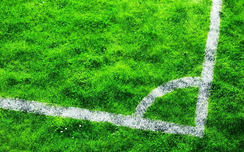 Abstract Football Green Ground HD wallpaper
