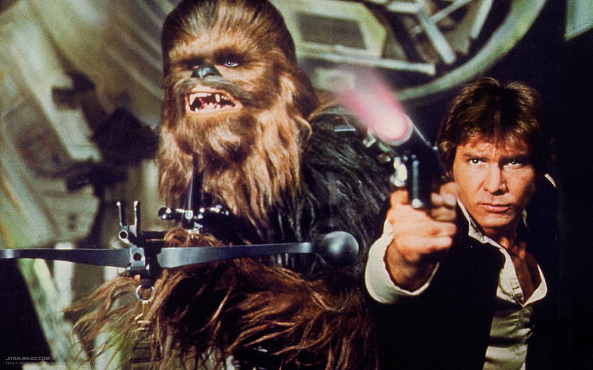 Han Solo Chewbacca And The Millennium ... ฮัน โซโล และ ชิวแบ็กก้า มิลเลนเนียม ฟอลคอน วอลล์เปเปอร์ HD