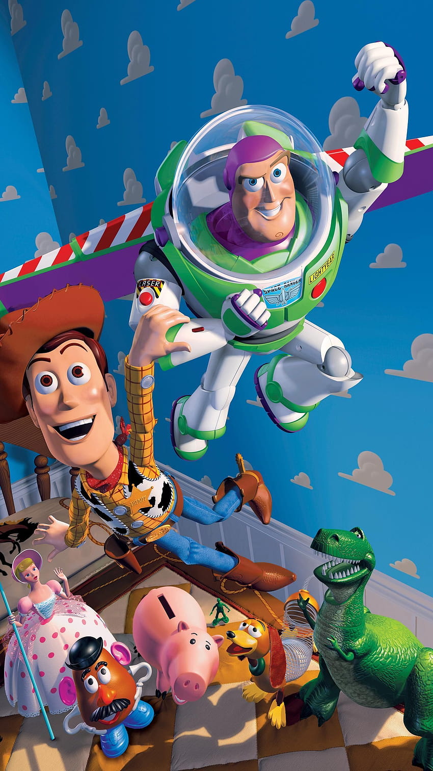 Disney Toy Story, estetyka toy story Tapeta na telefon HD