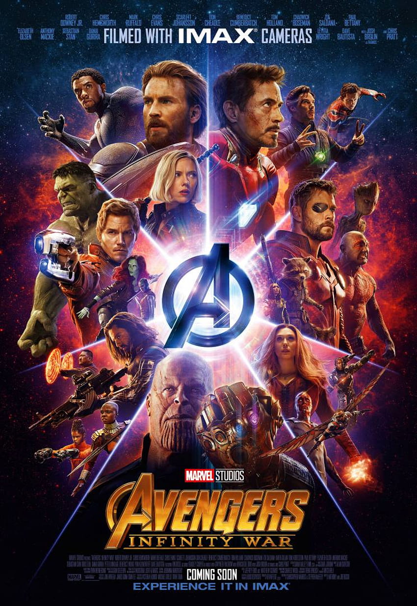 新しい Avengers: Infinity War IMAX ポスターにはイースターエッグが含まれています HD電話の壁紙