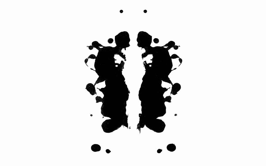 Ink blot Rorschach test HD wallpaper