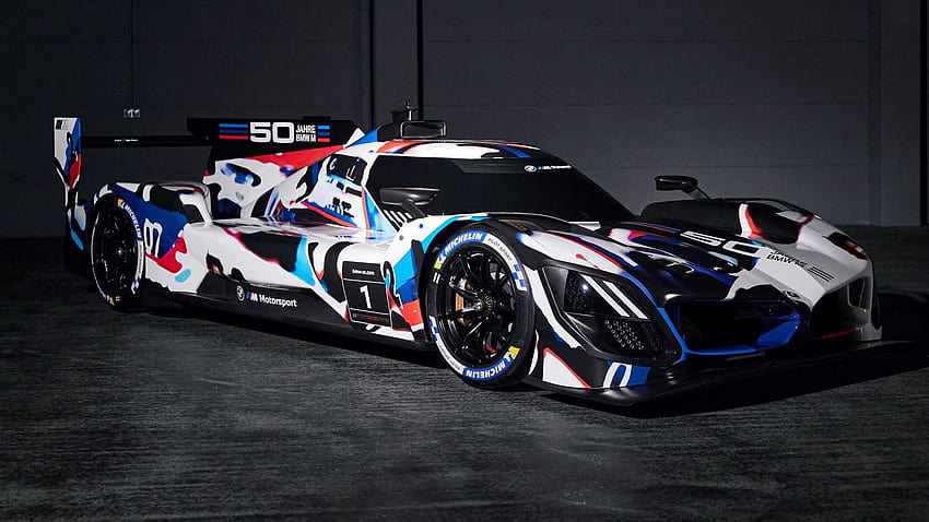 BMW M Hybrid V8 LMDh Prototype Previewed With Camouflage Livery, lmdh bmw HD wallpaper