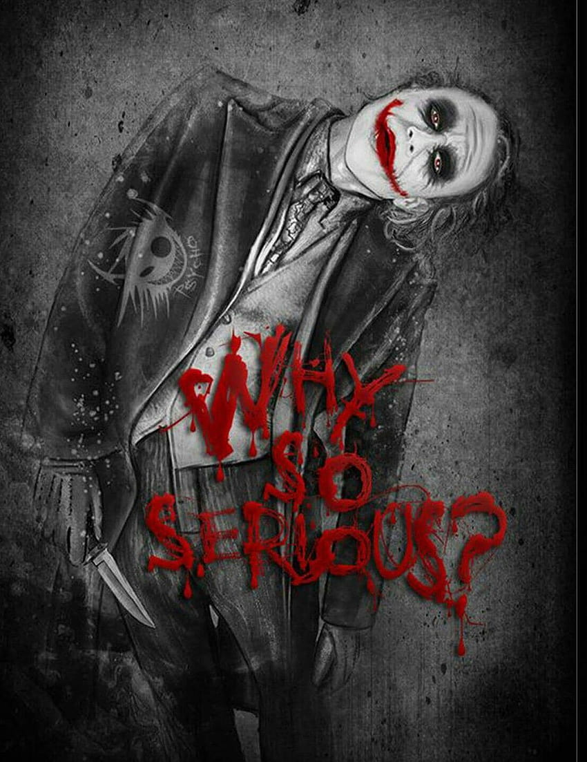 Joker Warum so ernstes Blut HD-Handy-Hintergrundbild