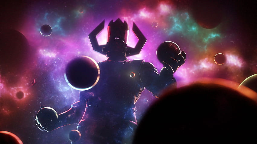 Galactus Marvel, maravilla púrpura fondo de pantalla