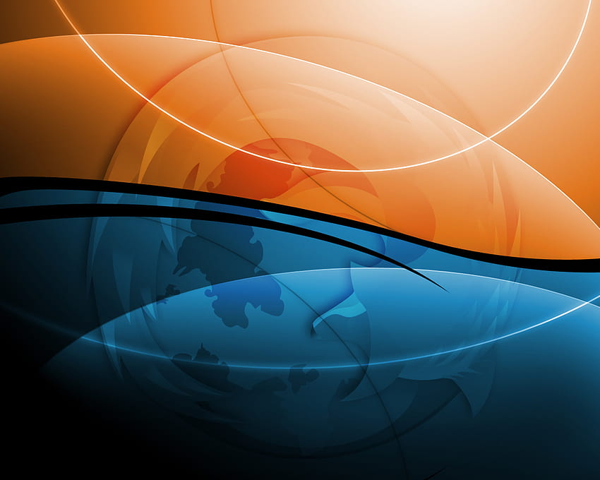 Light Blue and Orange, color orange HD wallpaper