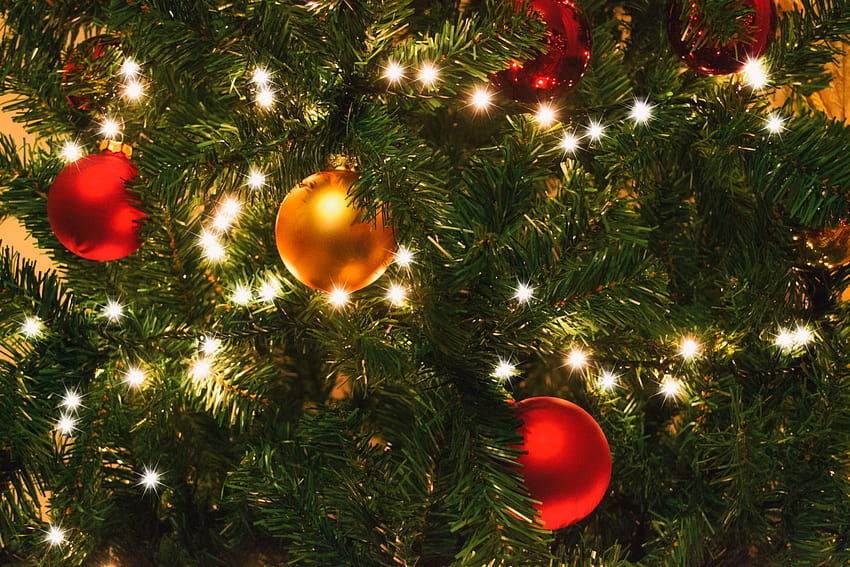 : ブランチ, 常緑, 休日, モミ, 装飾, クリスマスツリー, クリスマスオーナメント, 針葉樹, クリスマスの飾り, 胎児, スプルース, クリスマスのあかり, パインファミリー, コンピューター 4608x3072, 松とクリスマスのあかり 高画質の壁紙