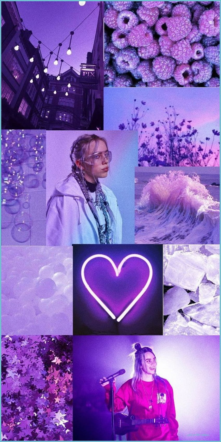 Purple aesthetic Arkaplan tasarımları, Yaratıcı, purple aesthetic collage HD phone wallpaper