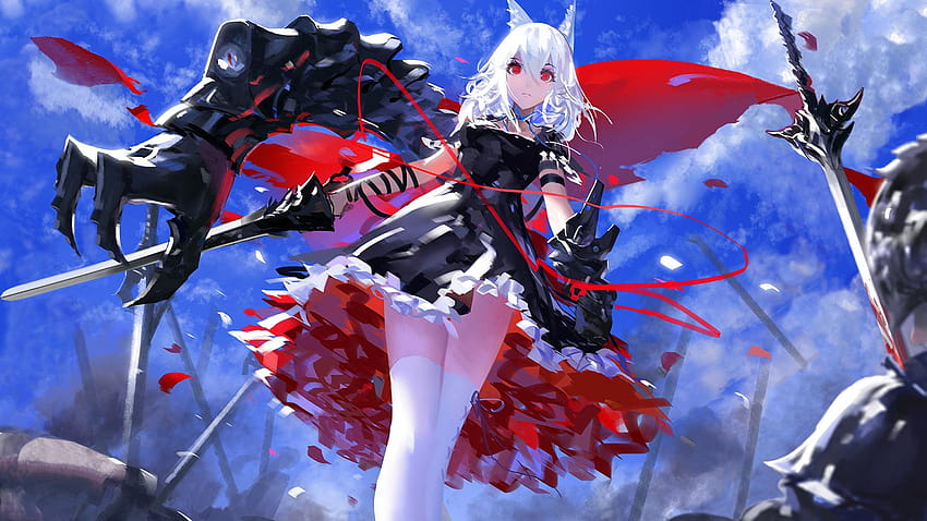 White-haired female anime character HD wallpapers | Pxfuel
