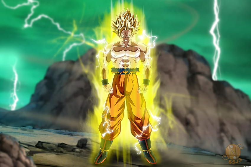 Goku se transforma en Super Saiyan 2, Goku Super Saiyan 1 fondo de pantalla  | Pxfuel