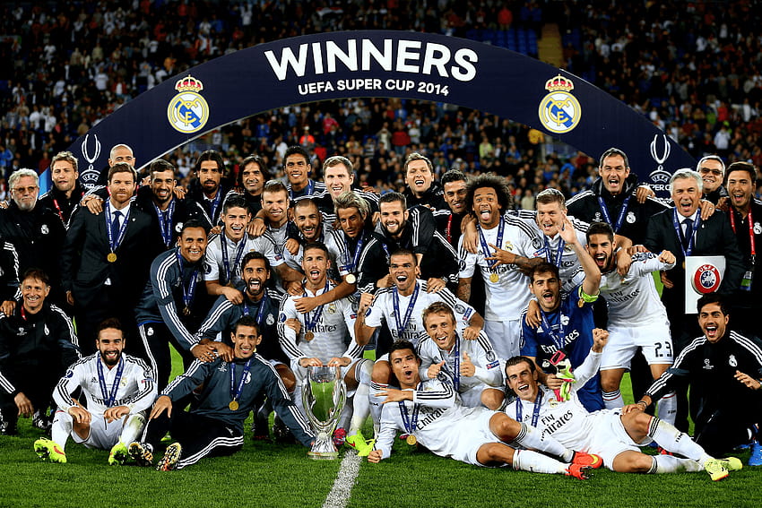 Hình nền đội hình Real Madrid sẽ giúp bạn cập nhật về các cầu thủ với biết danh danh tiếng như Cristiano Ronaldo, Sergio Ramos hay Luka Modric. Cùng truy cập để xem những hình ảnh tuyệt đẹp của đội bóng này.