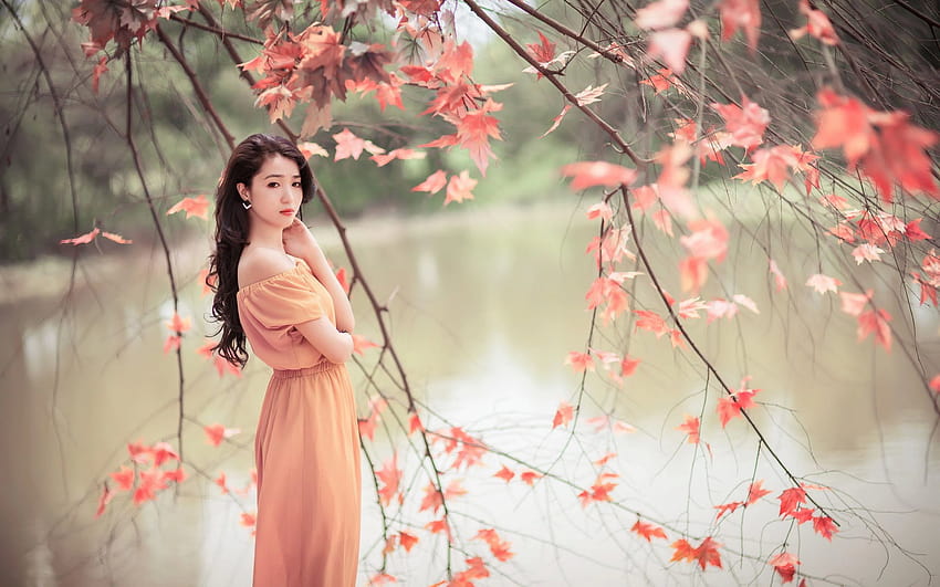 Ancient Chinese Girl, beautiful asian woman HD wallpaper