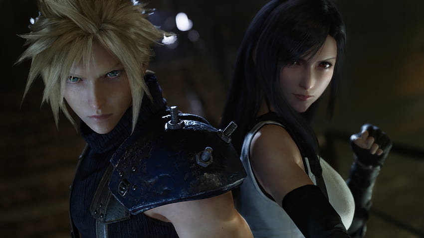 Final Fantasy 7 Remake Cloud Strife Tifa Lockhart, chmura i tifa Tapeta HD