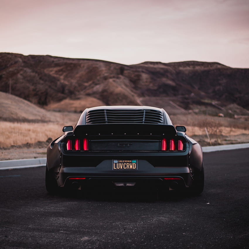 Ford Mustang widebody kit S550 wide body kit by Clinched, 4th gen mustang HD phone wallpaper
