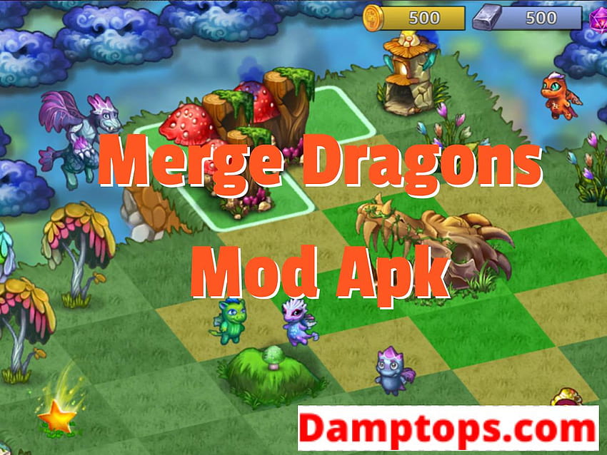 Merge Dragons Mod Apk Unlimited Gems HD wallpaper